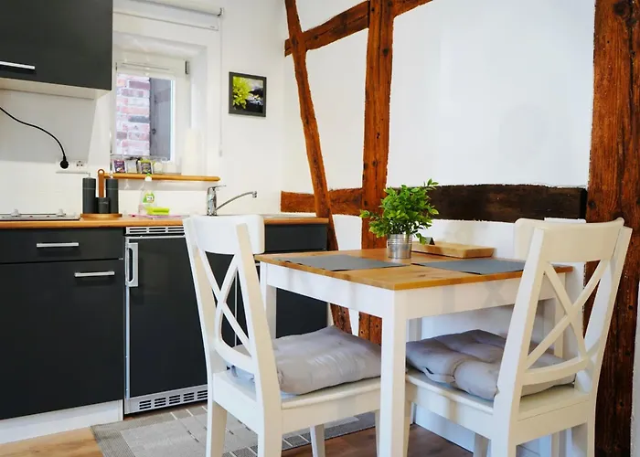 公寓 Altstadt Ii - Terrasse- Waschmaschine- Parkplatz 沃尔夫